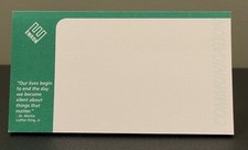 RARE Enron "Communication" Note Pad w/Dr. Martin Luther King Quote - NEW!!