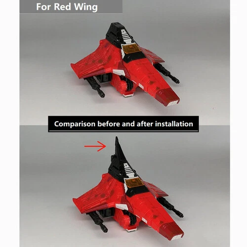 Tail Spoilers Upgrade Kit For Seeker Rainmaker Starscream Thundercracker Skywarp - Image 4 of 4