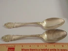 2 WALLACE SIR CHRISTOPHER 190 GRAMS STERLING SILVER SERVING SPOON NO MONO 8 1/2"