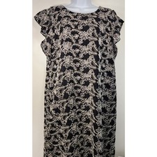 Ann Taylor Women Embroidered Lace Dress Size 18 Romantic Career Flutter