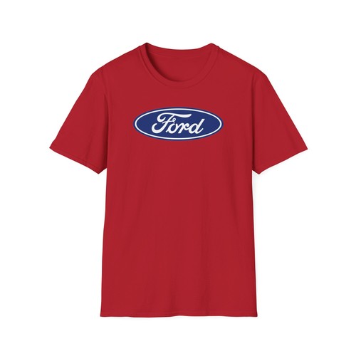 Retro Car Logo Tee, Ford Blue Oval Shirt, Vintage Auto Racing Top, Unisex - Picture 62 of 65