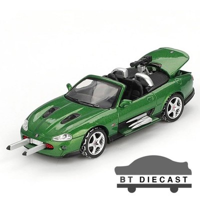 MINI GT JAGUAR XKR JAMES BOND 007 DIE ANOTHER DAY 1/64 GREEN
