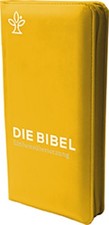 Die Bibel. Taschenausgabe curry mit Reißvers...