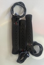 APC P74 7-Outlet Surge Protector Power Strip Lot of 3 Used Working Condition