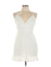 Minkpink Women White Cocktail Dress L