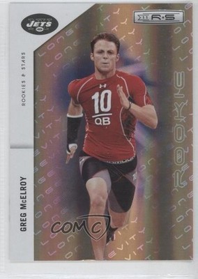 2011 Rookies & Stars Rookie Longevity Parallel Gold 49/49 Greg McElroy RC 1j6