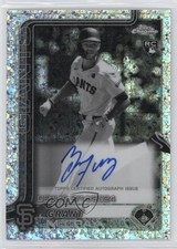 2025 Chrome Update Black & White Mini-Diamond Refractor Grant McCray Auto 1l2l