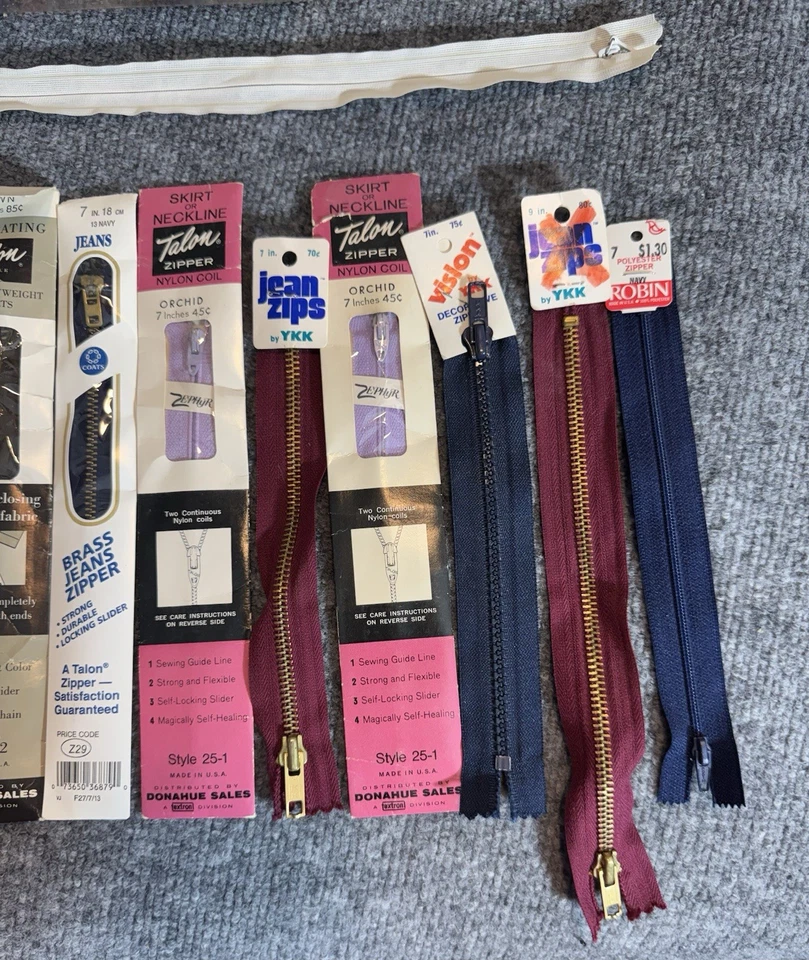 Varias cremalleras diversas nuevas y usadas en varios colores Foto 4 de 4