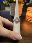 Bomb Party Size 8 Clover, CZ All The Way Around The Band, Rhodium Plating No Bag — photo 1