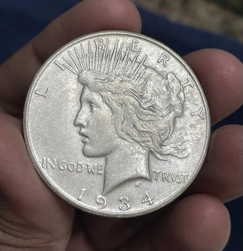 1934-S Peace Dollar “Key Date” RARE Looks AU 1934-S