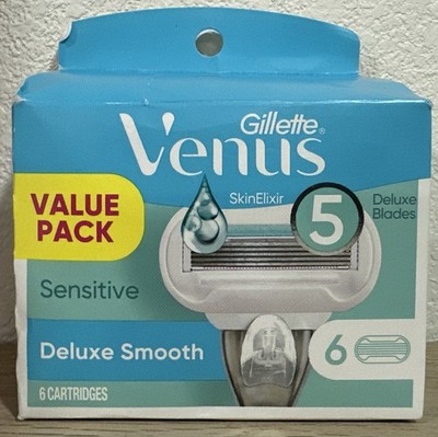 Gillette Venus Sensitive (5 Blade) 6 Refill Cartridges