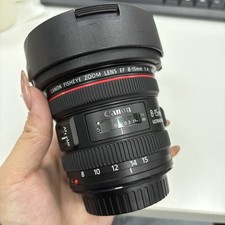 Canon EF 8-15mm F4 L USM Fisheye Lens for EOS DSLR  F&R Lens Cap & Hood