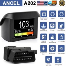 Ancel A202 Obd2 Computer Display Speed Fuel Consumption Temperature Gauge Ancel A202 Obd2 Computer Display Speed Fuel Consumption Temperature Gauge