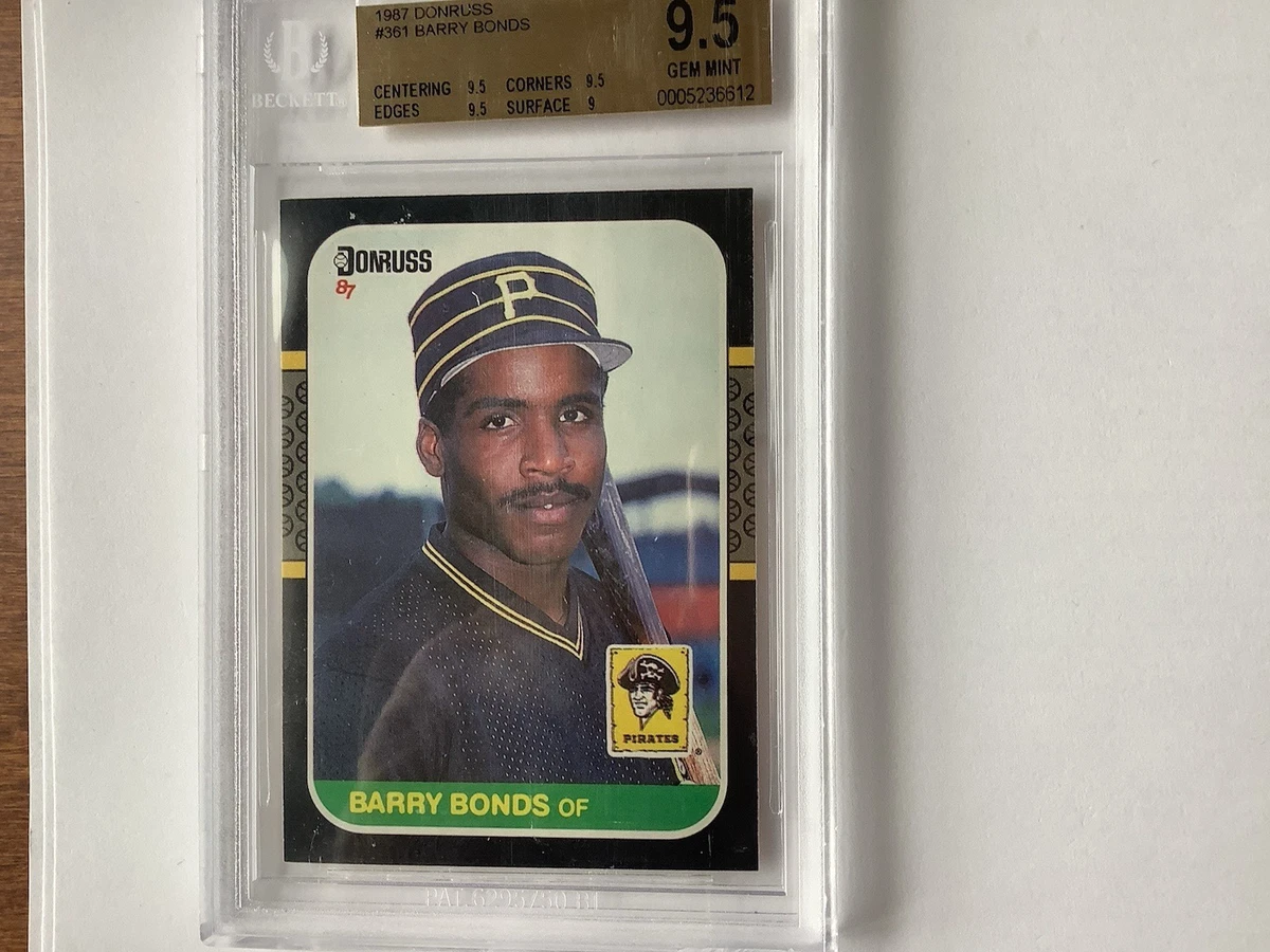 Donruss Barry Bonds Grade 9.5 Baseball Sports Trading Cards