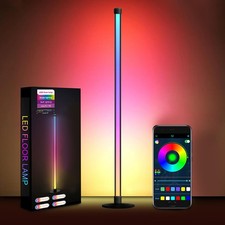 RGB Floor Lamp,Smart LED Corner Lamp with App and Remote Control,16 Million C...