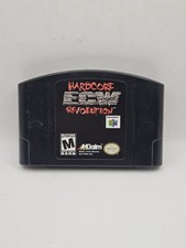 ECW Hardcore Revolution Nintendo 64 Cartridge No Box - Original N64 - MINT, RARE