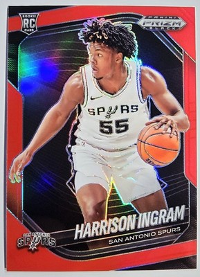 2024-25 Panini Prizm Black Harrison Ingram Red /299 Prizms Rookie RC #239   