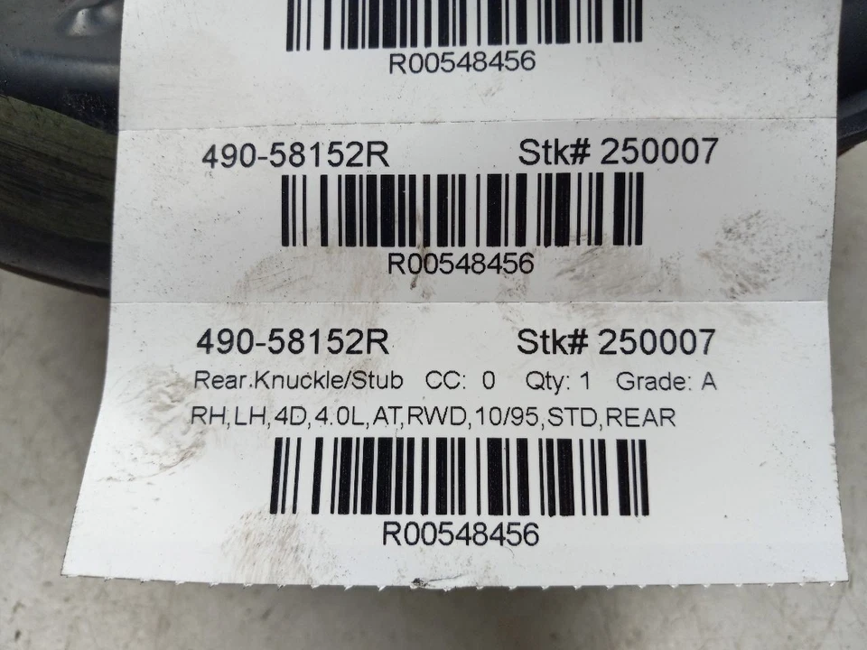 95 96 97 LEXUS LS400 TROZO NUDILLO IZQUIERDO CONDUCTOR TRASERO Foto 3 de 4