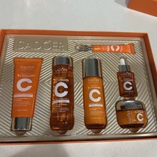 Anti Aging SkinCare Kit for Older Skin - Cleanser Serum Toner Moisturizer Kit