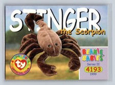 1999 Ty Beanie Babies II #229 Stinger the Scorpion