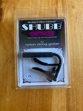 Shubb C2K ORIGINAL Capo Noir Black Chrome Capo for Nylon String Guitars NIB