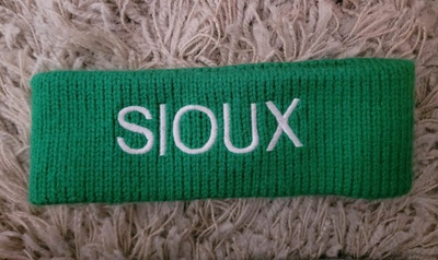 #ad Women#x27;s University Of North Dakota UND Fighting Sioux Logo Hockey Headband Adult $18.47