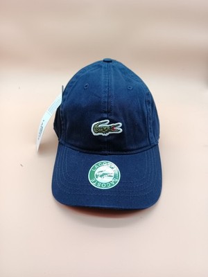 Lacoste Mütze Blau Großes Logo Grün