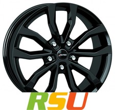 Autec Typ U - Uteca schwarz 8.5x19" ET30 LK5 110 ML 65.1 Alufelgen 19 Zoll