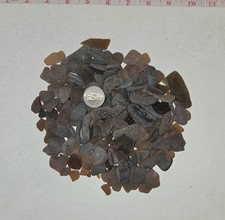 Genuine Sea Glass, Brown, Amber, Bulk 1 Pound, Lot 5b