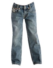 Cinch Western Denim Jeans Boys Toddler White Label Straight MB12820001