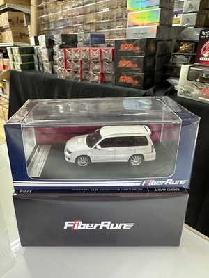SUBARU FORESTER SG9 STI VERSION WAGON WHITE 1/64 DIECAST CAR BY FIBER RUN FR
