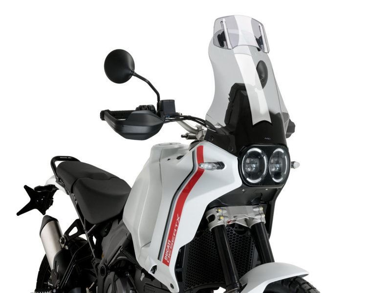 Puig Light Smoke Touring Screen With Extender Ducati DesertX 2022-2025