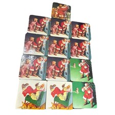 Vintage Coca Cola Santa Coasters Lot  13 Coasters! Coca Cola 1999