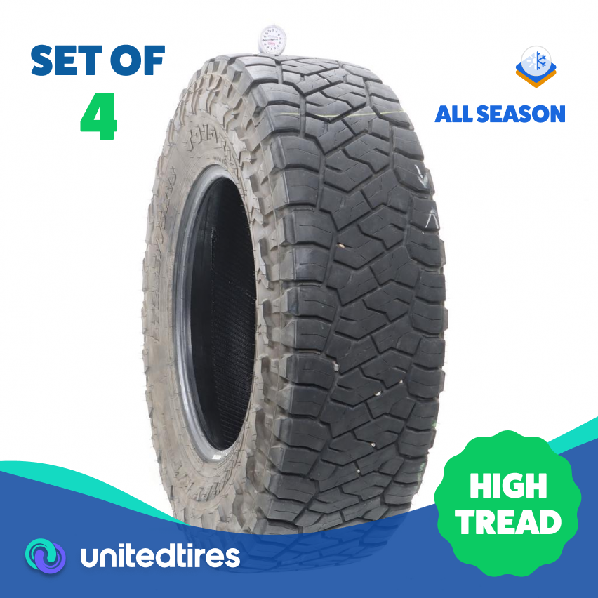 Set of (4) Used LT 285/75R18 Toyo Open Country RT Trail 129/126R - 10 ...