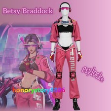 Marvel Rivals Psylocke Cosplay Costume Outfit Leather Coat Pants Women Suit Gift