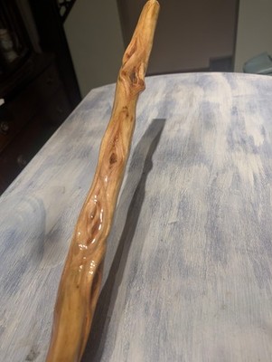 50'' - Hand Carved Diamond Willow - Finished with apoxy - Hiking / Walking Stick