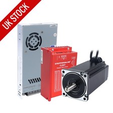 STEPPERONLINE 12Nm Nema 34 Closed Loop Stepper Motor 6A & Servo Driver CL86Y Kit