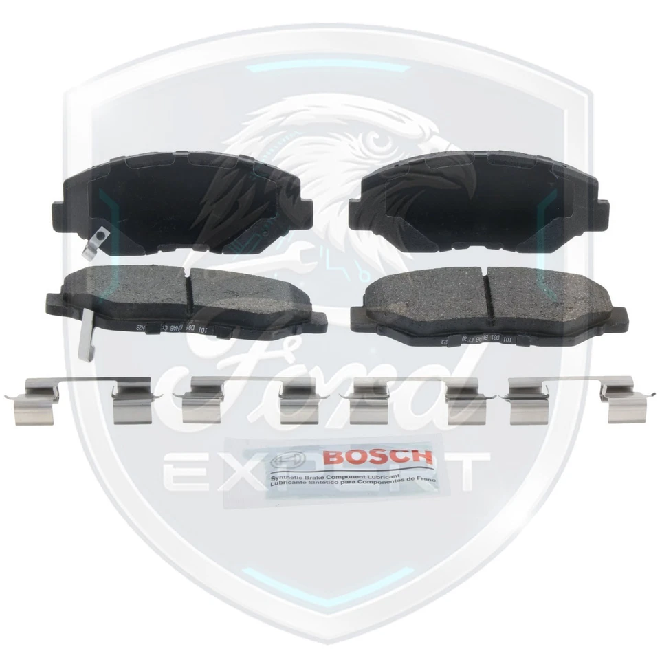 Kit de pastillas de freno delanteras de cerámica Bosch OEM para Honda 2003-2017 garantía de por vida Foto 4 de 4