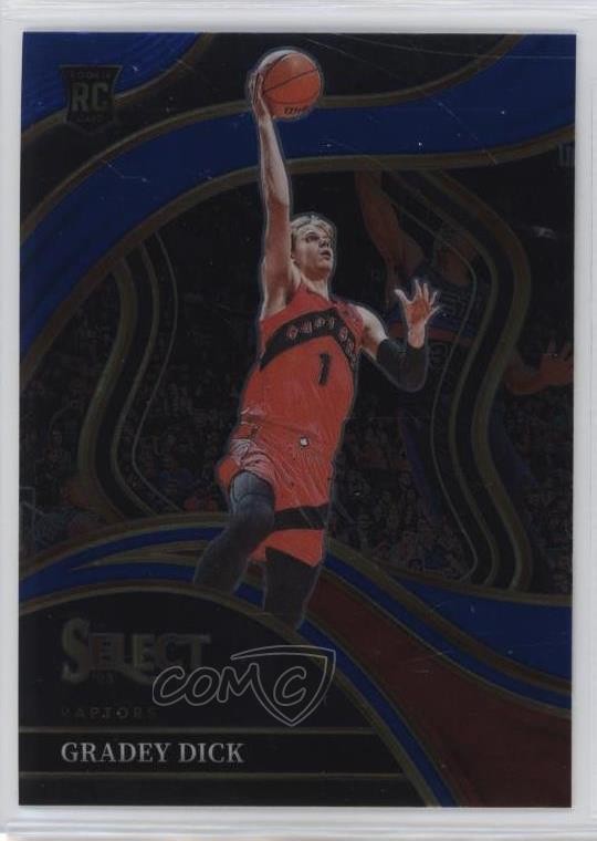 2023-24 Panini Select Courtside Blue Gradey Dick #287 1c2z