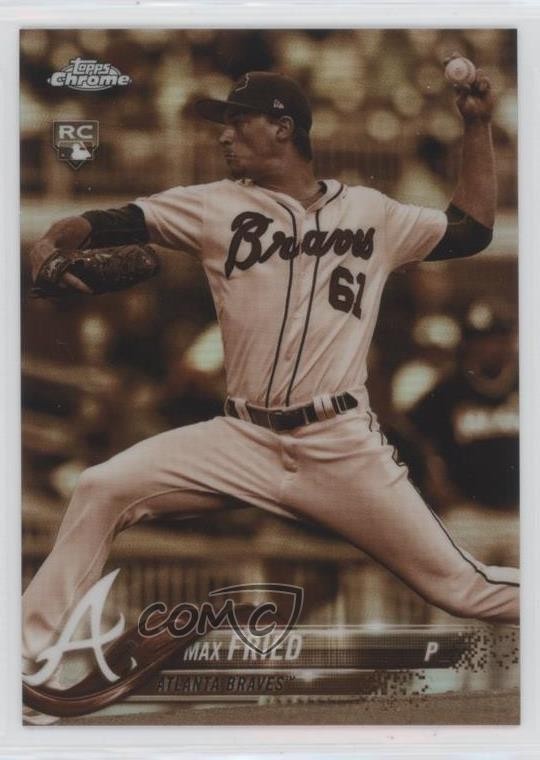 2018 Topps Chrome Sepia Refractor Max Fried #66 09x3