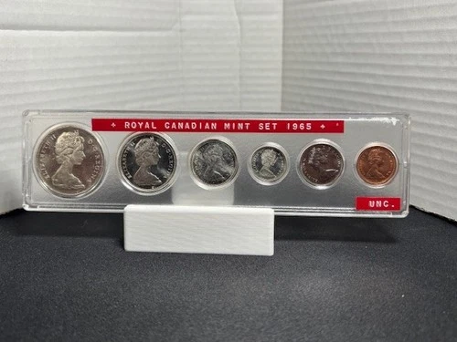 1965 Canadian Proof-Like 6-Coin Set 80% Silver 1.1 Troy oz C-A014