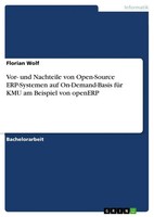 Vor- Und Nachteile Von Open-Source Erp-Systemen Auf On-Demand-Basis FüR Kmu...