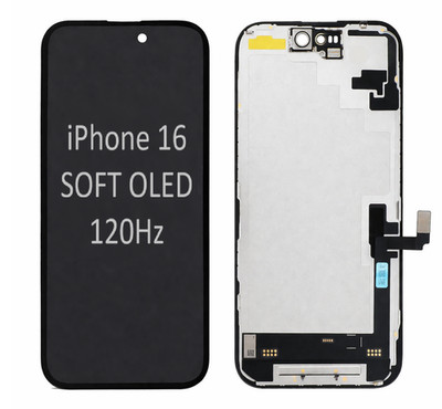 Display für iPhone 16 SOFT OLED 120Hz Bildschirm Touchscreen