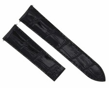 20MM LEATHER WATCH BAND STRAP FOR MAURICE LACROIX WATCH BLACK TOP QUALITY