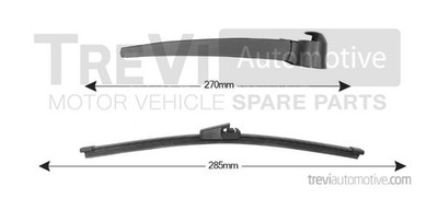 VAICO V40-9738 Braccio Tergicristallo Posteriore Con Adattatore Per Opel Astra J E Sports Tourer