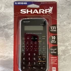 NEW Sharp Scientific Calculator EL501XB-WH 131 Functions Large 10-Digit Display