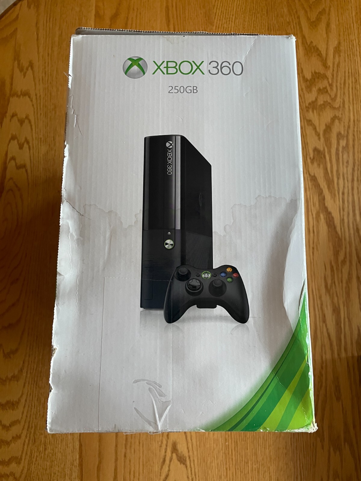 Microsoft Xbox 360 E 250GB Console 1538 + 2 Controllers, 10 Games, Cables WORKS! eBay