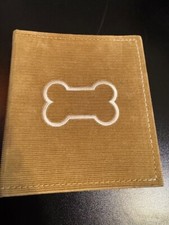 Velvet corduroy photo album dog bone theme