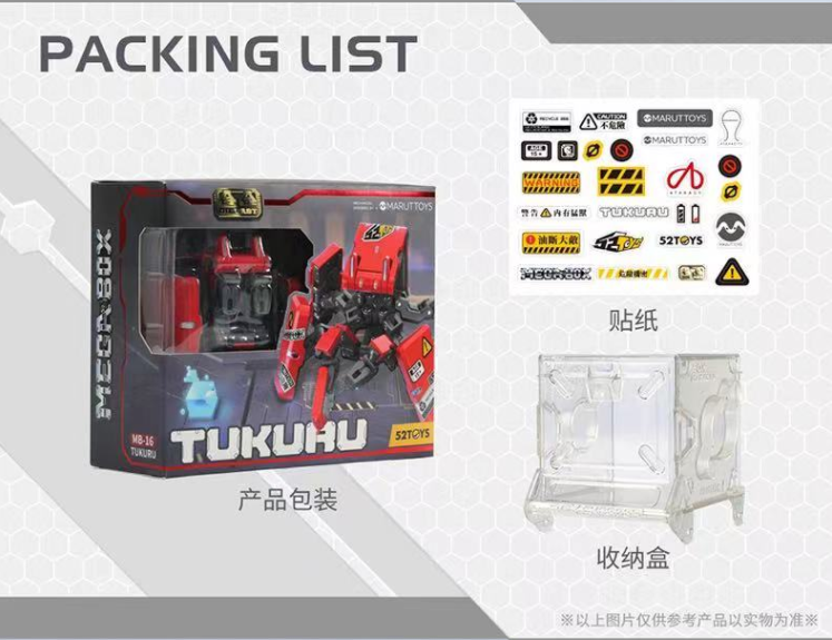 52Toys Megabox alloy metal MB-16 TUKURU Maintenance robot Action