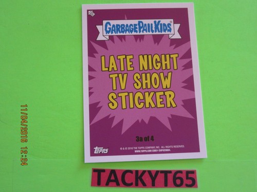 2016 GARBAGE PAIL KIDS TRASHY TV 2 SINGLE BASE CARD(S) NEW YOU CHOOSE - Picture 170 of 178